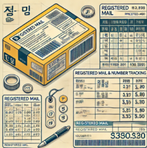 우체국-등기-가격